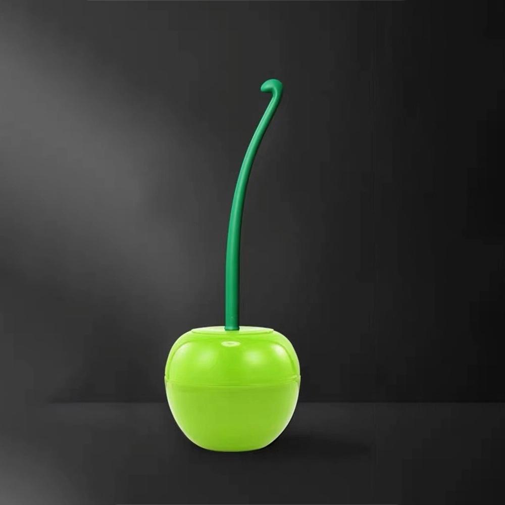 

Bathroom Cleaning Brush Convenient Durable Health Portable Bathroom Cleaning Soft Toilet Brush Practical Wear-resistant Cherry