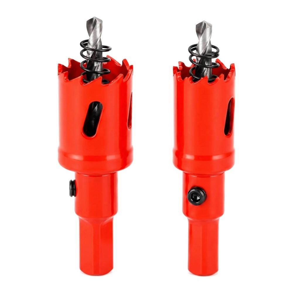 2pcs 1-Inch (25mm) Hole Saw Drill Bit 25/32in (20mm) Bi Metal Hole Cutter Hole Saw Cutter For Wood