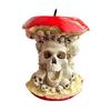 Mysterious Skull Sculpture All Season Garden Resin Craftsmanship