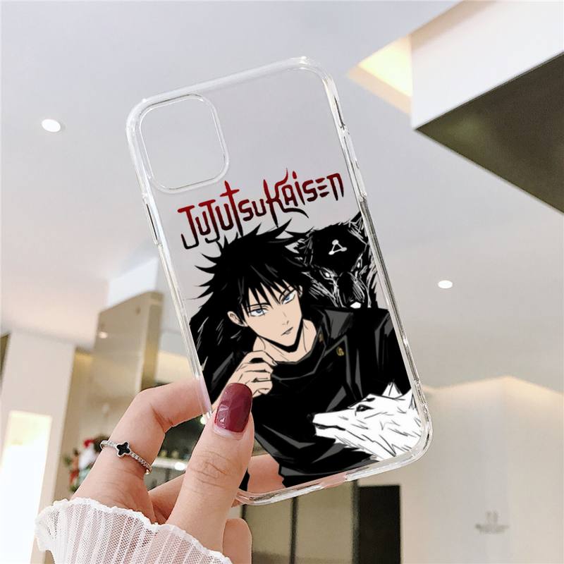 Capa de celular RUICHI Jujutsu Kaisen Anime para Samsung GalaxyS20 S21 S30 FE Lite Plus A21 A51S Note20 Transparente