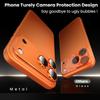 Orange Kameraobjektivschutzabdeckung für iPhone 17 Pro Max Air 16 Plus 15 14 13 17Pro iPhone17 16Pro Metall Gehärtetes Glas Handy-Schutzzubehör