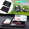 Non-Slip Phone Pad for 4-in-1 Car, 2023 New Cool Glow In The Dark Car Dashboard Phone Mat with Temporary Car Parking Card Number Plate and