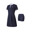 New FILA SS24 Short Sleeved Dresses Women's Tide Blue A11W425310FDB
