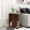 VidaXL Side Table Brown Oak 50x30x50 Cm Engineered Wood 815851