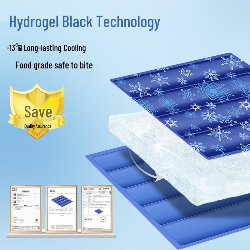 Waterproof Gel Cooling Pad for Pets - Summer Sleep Mat for Dogs & Cats
