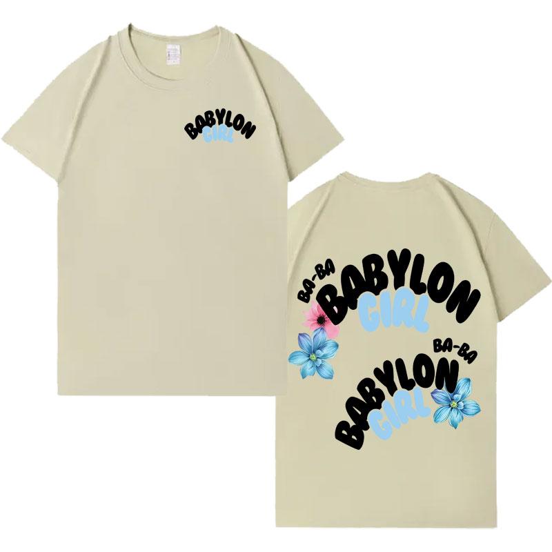 Rapper Danny Ocean Trendy Music Double Sided Print Harajuku Aesthetic Oversized TShirt Men Crewneck Y2K Cozy Tee Shirt Hot Sale