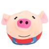 Pet Bouncing Ball USB Rechargeable Interactive Washable Cartoon Pig Plush Sound Electronic Dog Toy for Puppy