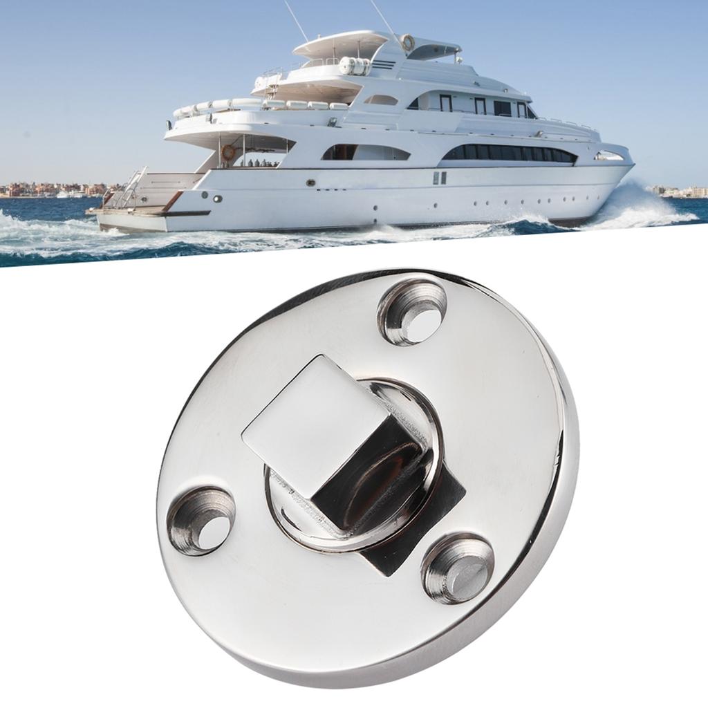 Stainless Steel 2in Drain Plug Boat Hull Screw Hole Ornament for Marine Boats Yacht Ship