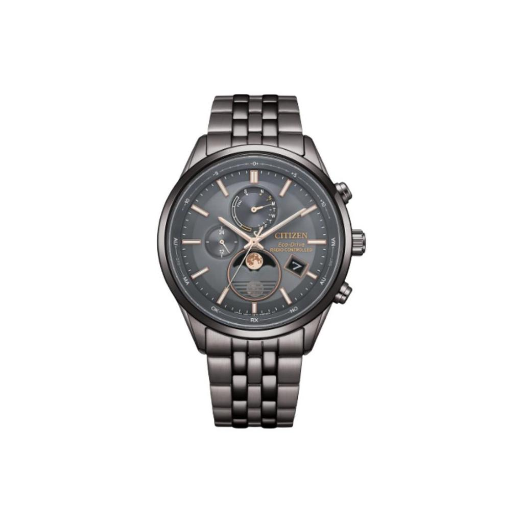 CITIZEN Eco Drive Light Powered Quartz Movement Stainless Steel Strap Watch 42mm Unisex Gray Dial BY1037-51H