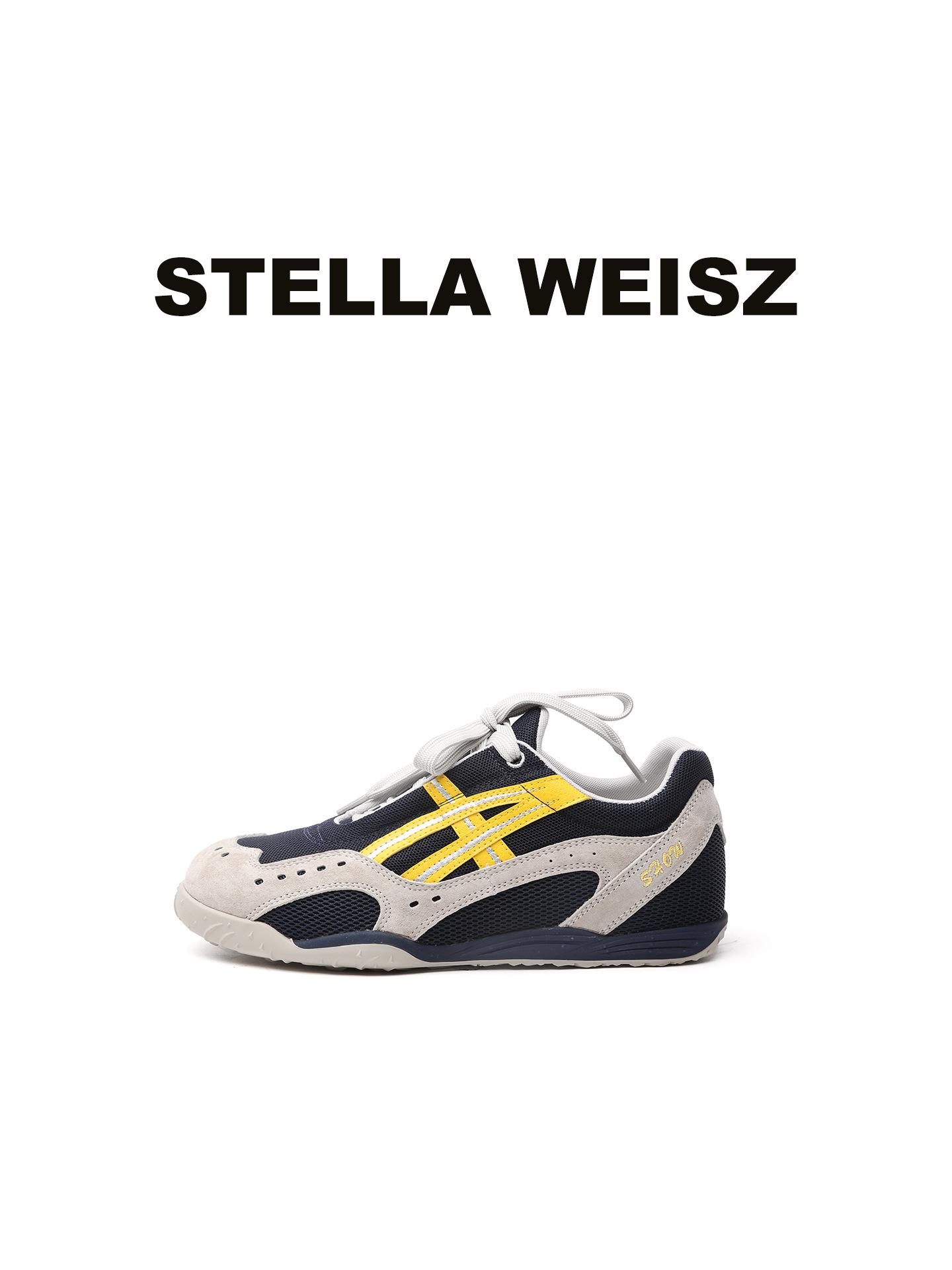 

Retro mesh breathable German training shoes women s summer 2025 new color matching platform versatile sports and leisure Forrest Gump shoes 40 темно-синий