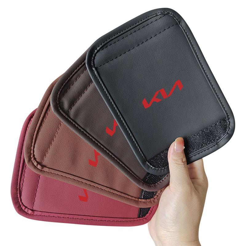 Car sticker Car Roof Handle Cover Door Armrest Leather Covering For KIA Ceed Rio Sportage R K3 K4 K5 K6 XCEED KX3 SPORTAGE EV6