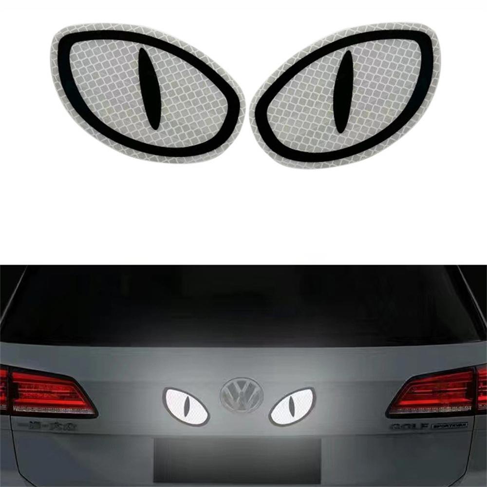 Car Reflector Sticker Night Driving Safety Decal for Auto Truck Motorcycle Trailer Cat Eye Reflective Safety Warning Tape