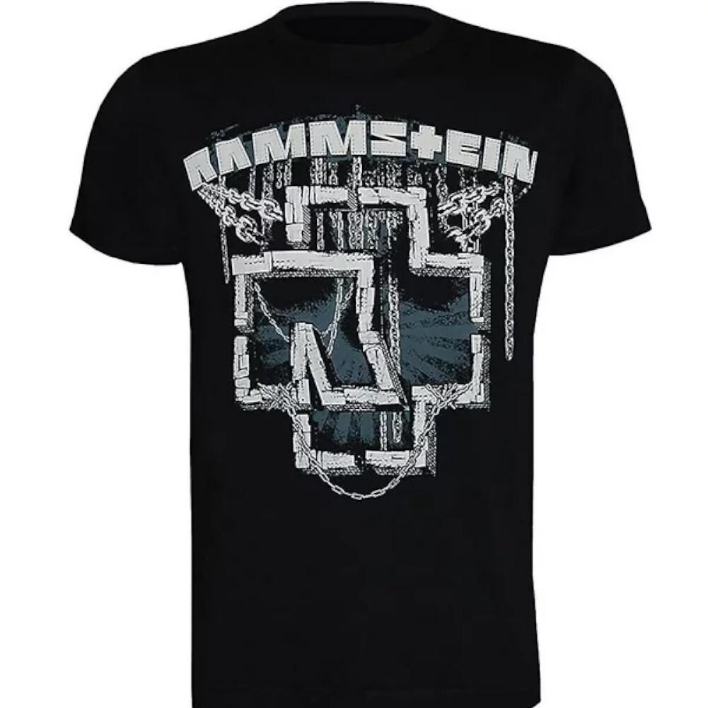 

26 Футболка с концерта группы Rammstein - In Ketten Новая - Официальная унисекс футболка S