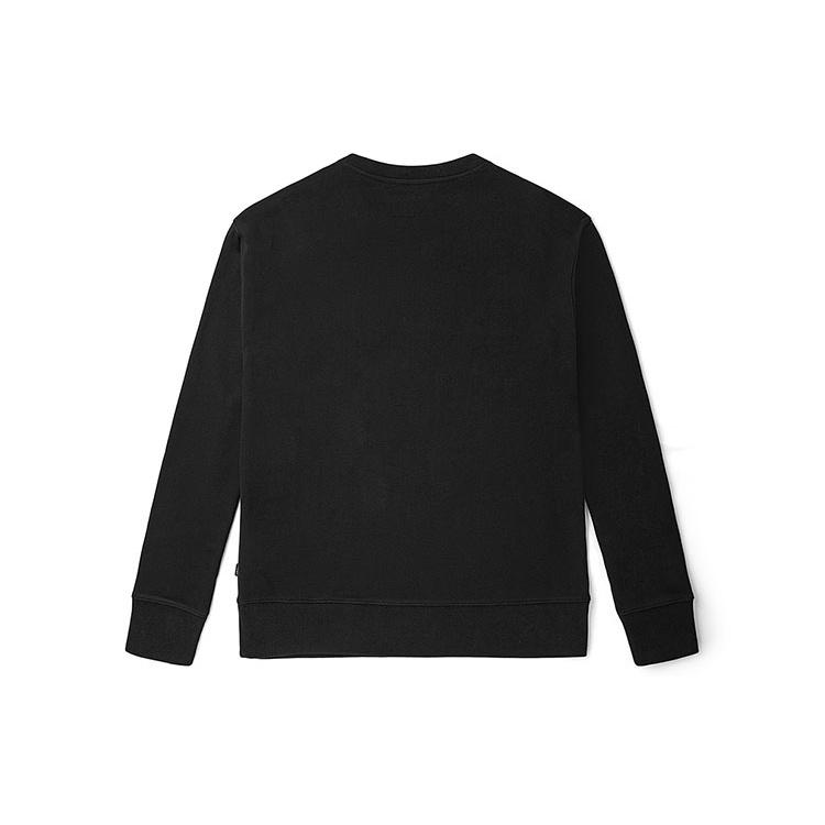 Vans Sweatshirts Unisex Black Crew Neck Moderate VN0A4POABLK
