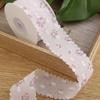 Double Velvet Lace Trim Fabric 1.50in×10 Yard DIY Gift Wrapping Bouquet Ribbons Bridal Bouquets Shiny Silk Ribbons Crafts Hair