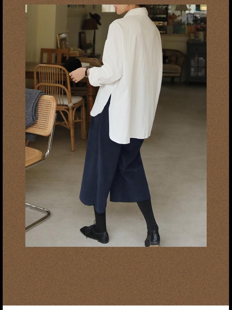 Wiosna 2025 Sztruksowe Krótkie Spodnie z Szerokimi Nogawkami: Luźny krój, Rozmiary od małych do plus size, Opcja z grubego aksamitu