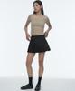 MUSINSA STANDARD WOMAN Women'S Cotton Pleated Mini Skirt [Black]