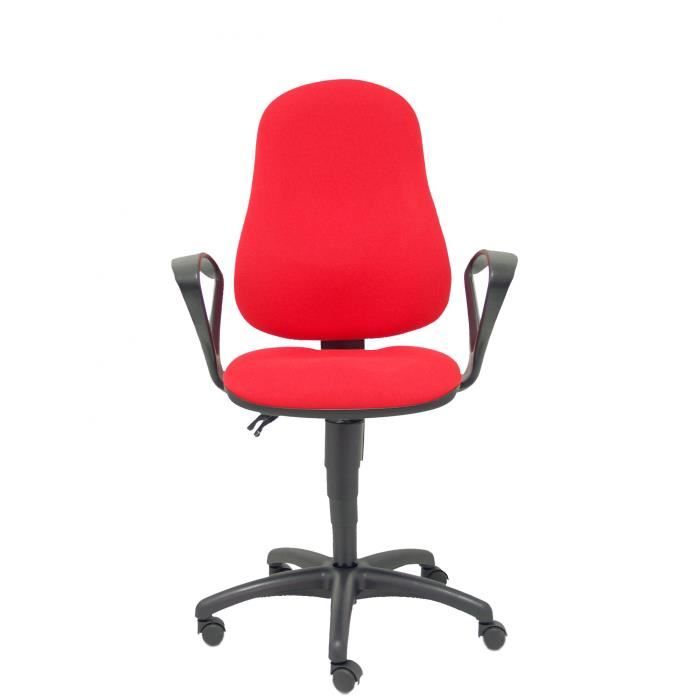 Chaise De Bureau Ergonomique Alamo - PIQUERAS Y CRESPO - Rouge - Simili
