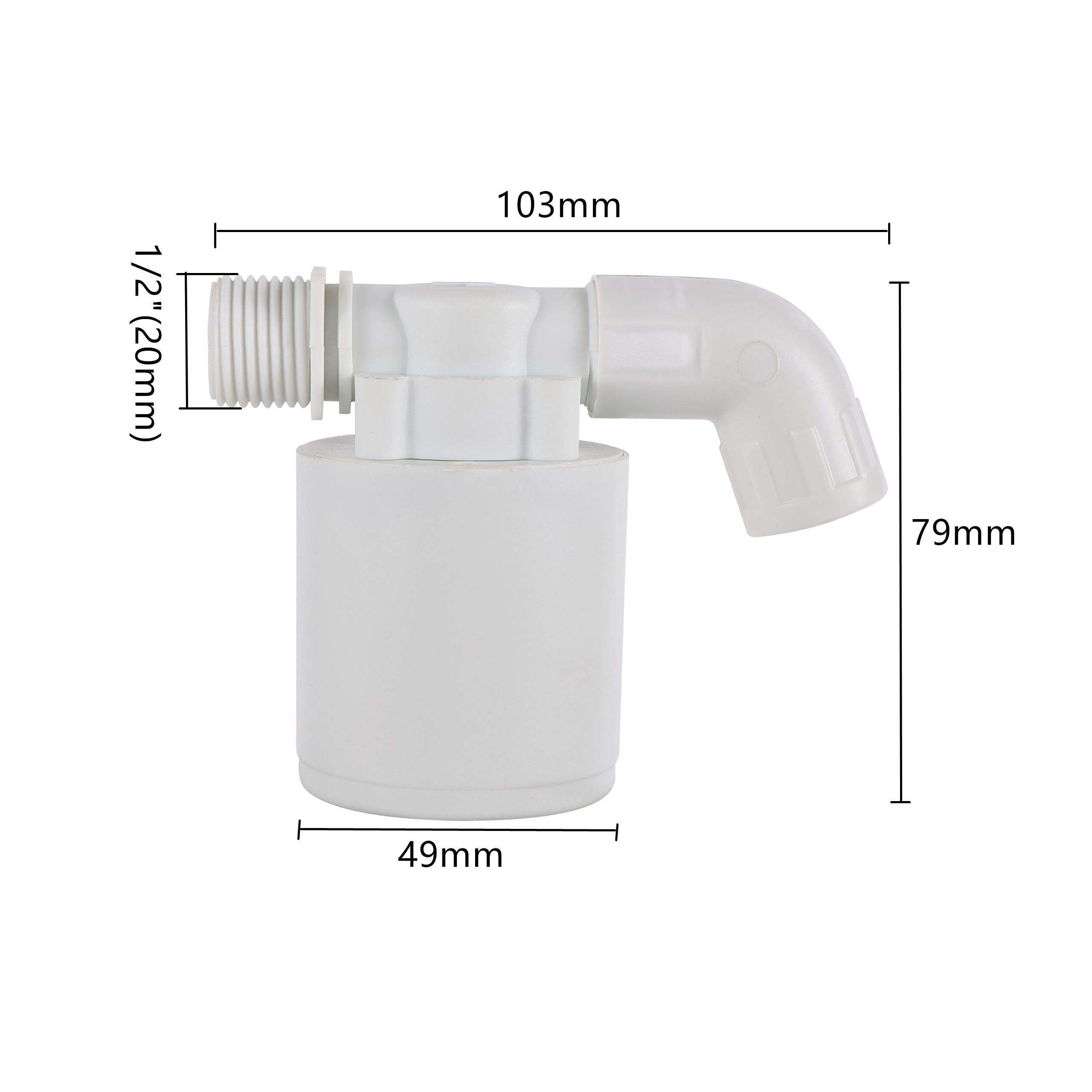1/2  Automatic Water Level Control Valve Float Ball Valve Plastic Tower Pool Float Switch Water Inlet Valve High Quality
