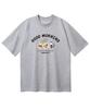 BEMIGHTY Coffee & Bread Oversized Short Sleeve T-Shirt [Melan Grey] (B Type)