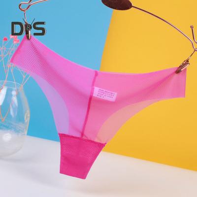 Women Panties Low Waist Ultrathin Solid Color Breathable Mesh Stretchy Soft Anti Septic Moisture Wicking Lady Underpants Briefs