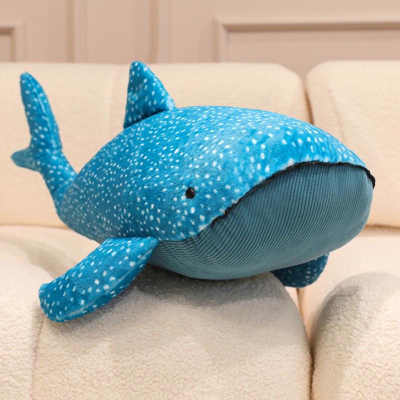 

1Pcs Whale Shark Anime Stuffed Soft Cushion Pillow Soothing Plush Toy Cute Animal Plush Doll Room Decor Custom Festival Gift 20cm pendant