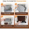 Travel Rolling Pet Handbag With Wheels For Large Cats Small Dogs Under 10kg Convenient Carrier For Walking And Camping