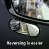 Universal Car Mirror Auxiliary Rear View Mirror Wide Angle Side Rear Mirrors Reverse Blind Spot 360° Adjustable Car Accessories