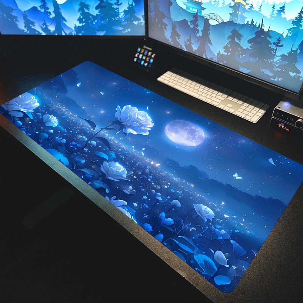 Blue Sky Landscape Large Nonslip Mousepad Gaming Office Accessor Scenery Mouse Pad Desk Mat Mousepad Large Abstract Mouse Pad