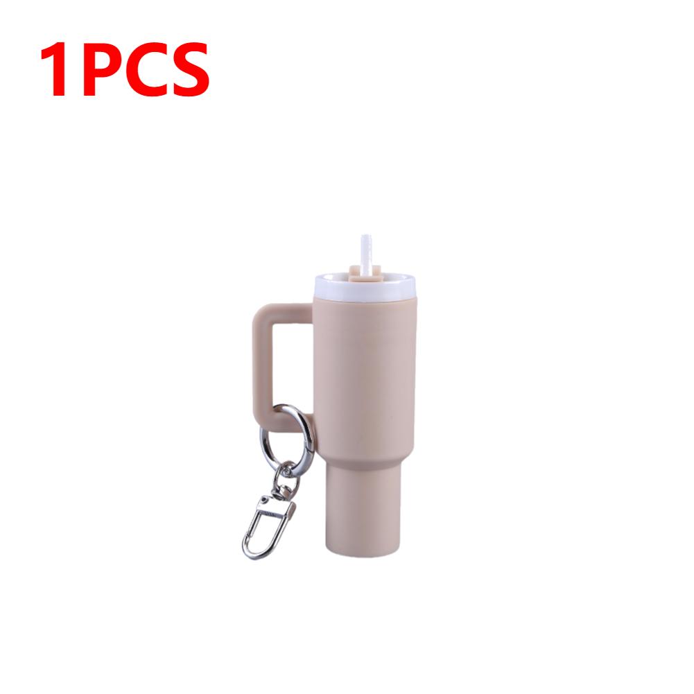 Mini Cup Keychain Mini Tumbler Keychain Cute Tumbler Key Ring Handbag Charms Key Ring Mini Keychain Pendant for Handbag Decor
