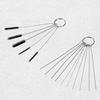Carburetor Carbon Dirt Jet Remove 10 Cleaning Needles and 5 Brushes Tool Kits for Car&Motor