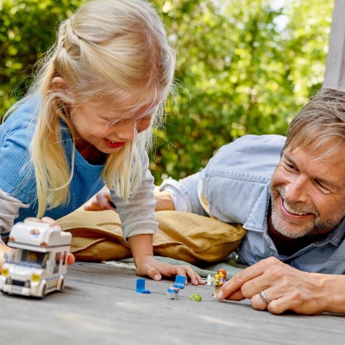 LEGO City Urlaubs-Wohnmobil Spielzeug Geschenk Geburtstag Block Pädagogisch Weihnachten Jungen Mädchen Kinder 5 Jahre alt 6 Jahre alt 7 Jahre alt 8 Jahre alt Stadt Bui