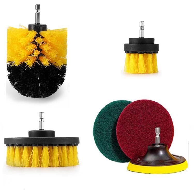 Brosse de nettoyage électrique multifonctionnelle: Perceuse-visseuse pour le polissage du carrelage, de la salle de bain et de la voiture