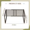 Expandable Cabinet Storage Shelf Adjustable Home Cupboard Stackable Pantry Stand Riser for Bathroom Cups Dorm Books Household