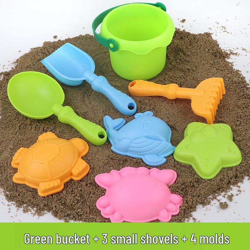 Xinhang Children's Beach Sand Toy Set: Bucket, Shovel, and Tools
