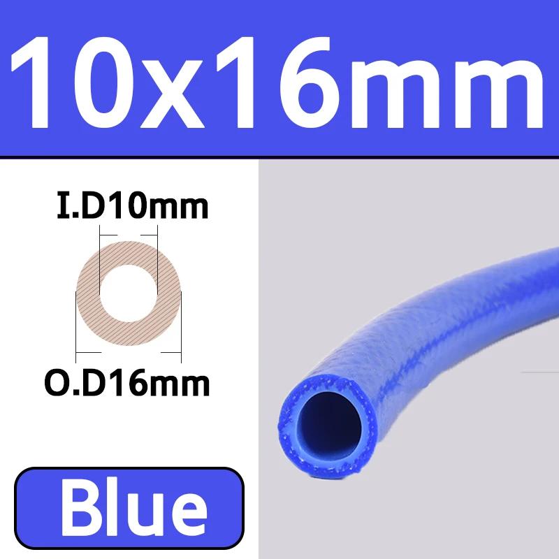 1M 6/8/10/12mm Silicone Hose Automobile Heater Water Pipe Engine High Temperature Vacuum Pipe Double Layer Interwoven Wire Hose