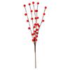 Simulated Christmas 5 Berry Branches 30 Fruit Pastoral Home Decoration Berry Branches Christmas Decorative Red Fruit