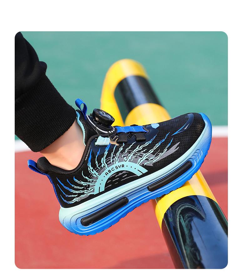 Boys' Non-Slip Leather Basketball Shoes - Spring 2025