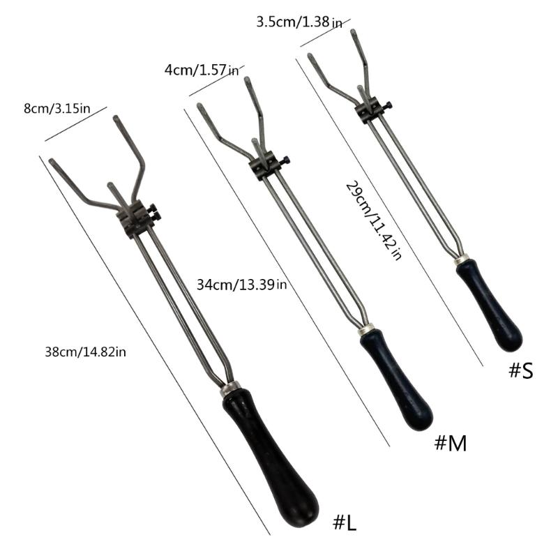 מלקחי כור היתוך מחזיק תנור התכת זהב כלי לייצור תכשיטי מהדק זהב כסף נחושת יציקת כור היתוך התכה