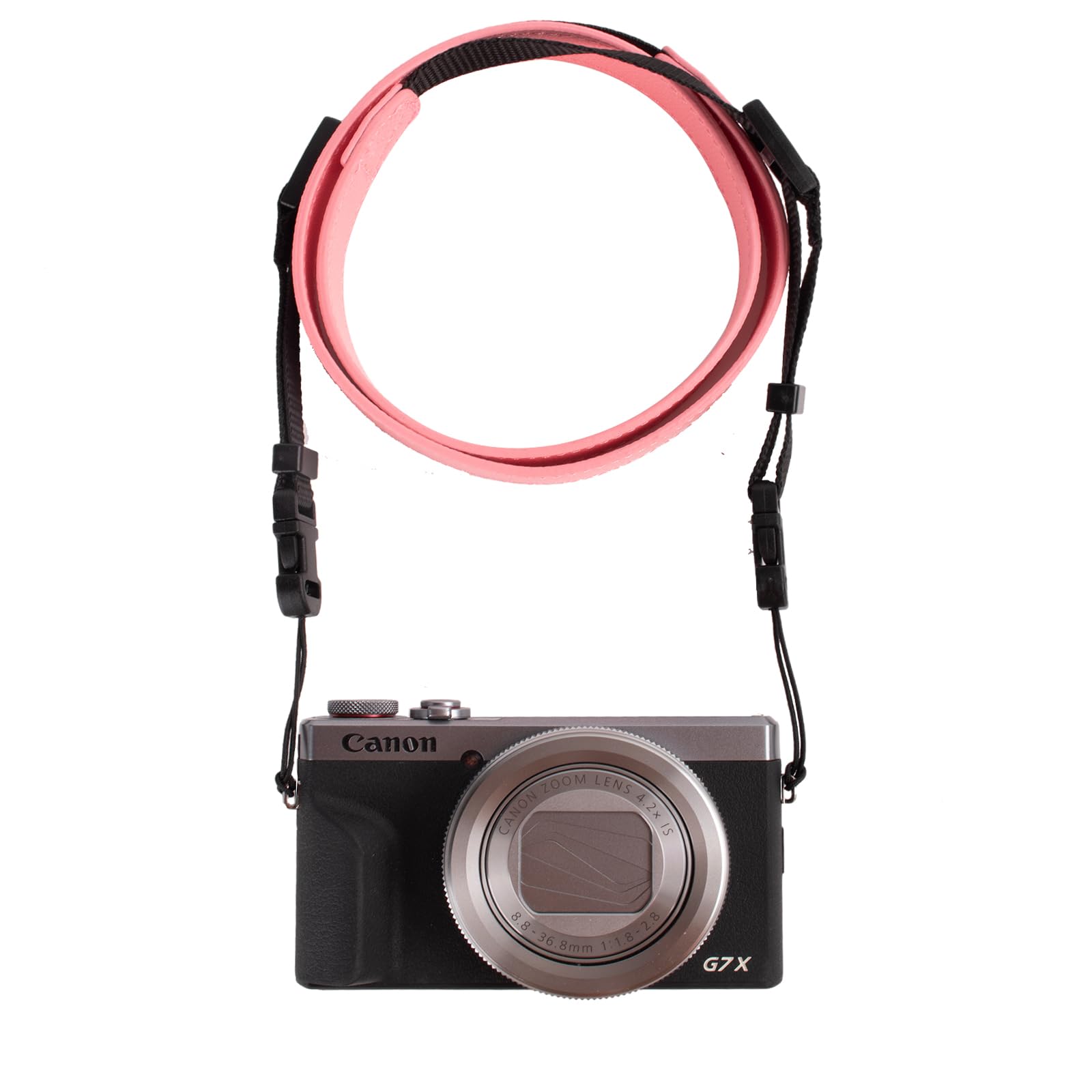 

VOVMOEYA Камера Камера Шийний ремінь для та Panasonic G7X Mark Плечовий ремінь для компактних та бездзеркальних цифрових Стильний кросбоді або шийний ремінь з рожевий