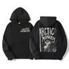 Men'S Retro Rock Arctic Monkeys Hoodie - Music Album Pattern Print Hip Hop Style Oversized Vintage Hooded Sweatshirt Wy005