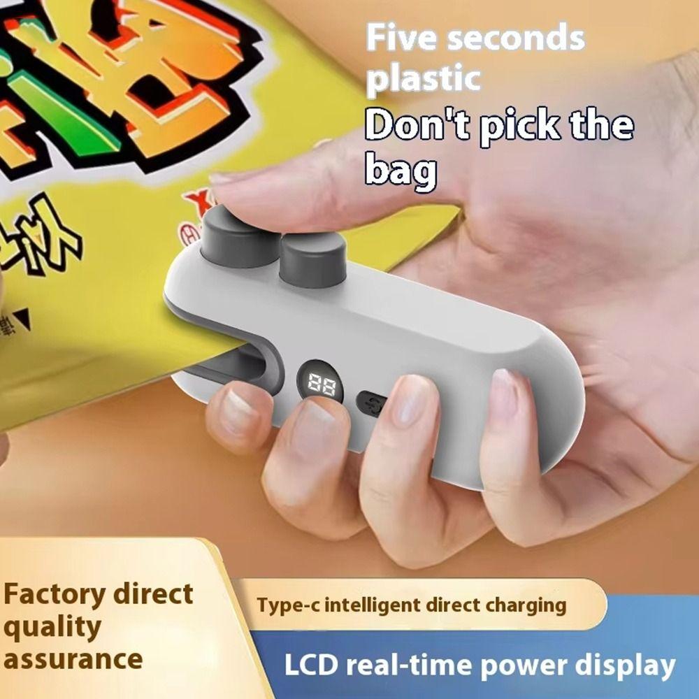 1Pcs Household Vacuum Sealing Machine Small Mini Snack Bag Sealing Machine New Plastic Bag Sealer