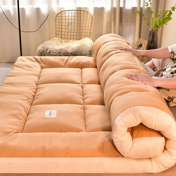 WTEMPO Hochwertige Doppelseitige Vier-Jahreszeiten-Matratze Einfarbig Faltbar Dicke Weiche Matratze Hotel Schulwohnheim Matratze