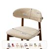 Dustproof Curved Backrest Dining Chair Cover Split Type Stool Covers Chair Dust Cover  Household
