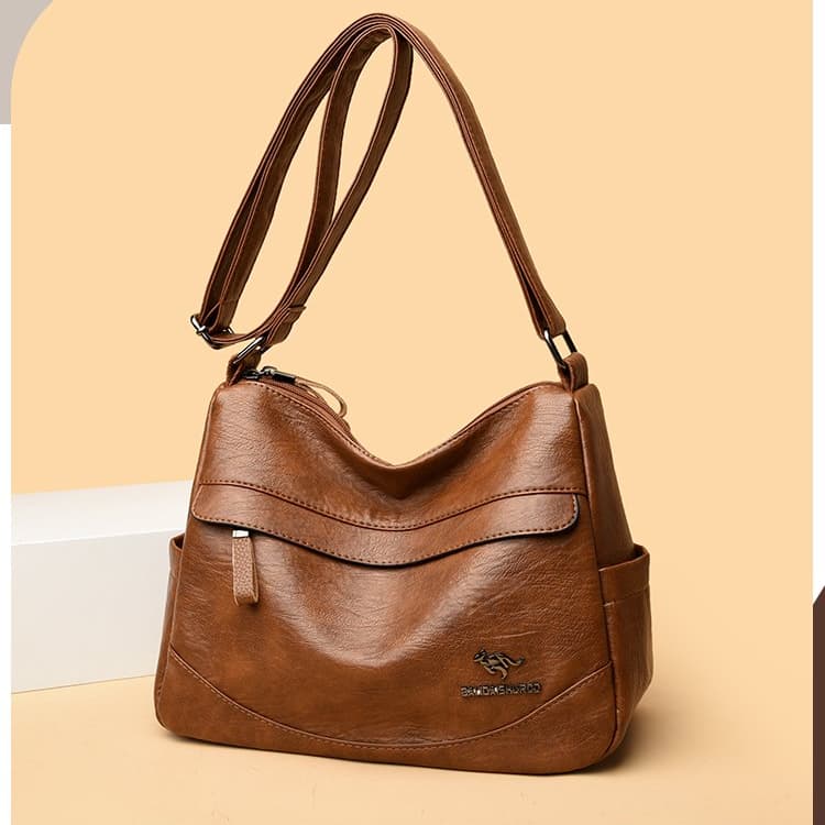 Kadın büyük kapasiteli omuz postacı çantası