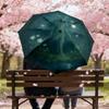 Enchanted Forest Moonlit Journey: A Mystical Umbrella with Automatic Opening & Closing, Perfect for Outdoor Adventures and Travel Accessories 180