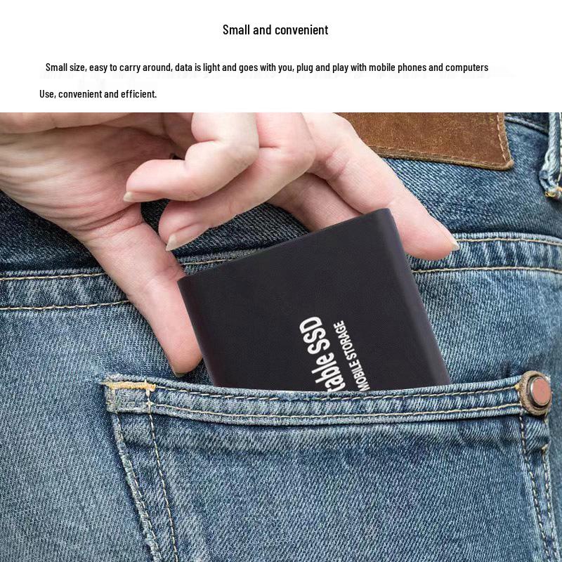 PSSD Mobile Solid State Drive: External USB Flash Storage 512GB/1TB/2TB for Phone Expansion