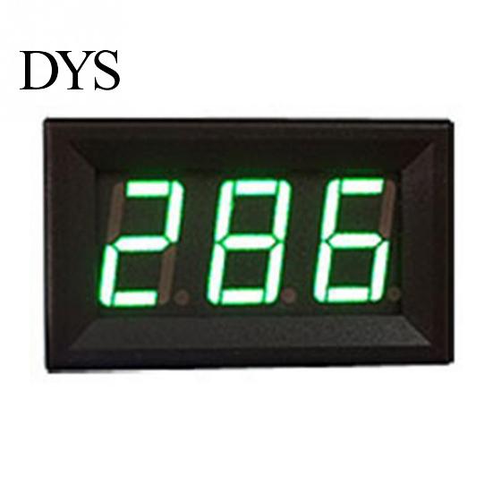 DC5-120V LED Digital Display Voltmeter Car Motorcycle Voltage Gauge Panel Meter
