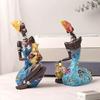 Afrikanische Frauenfigur Statuen Frauenfigur Mädchen Stammesdame Figur Geschenkgeben