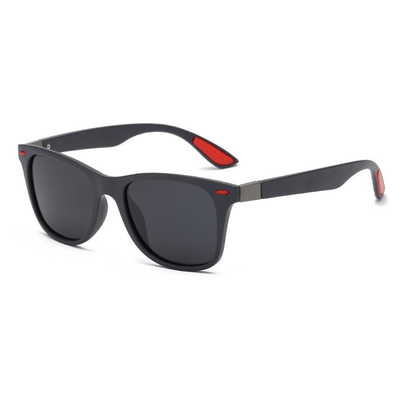 

TOYEARN Classic Square Polarized Sunglasses Men Women Brand Designer Vintage Driving Goggle Rivet Mirror Male Sun Glasses UV400